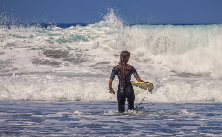 wetsuit surfer neopren