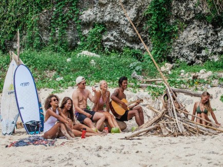 Come To Bali Surfcamp Seminyak And Stay At The Beach And Close To Kuta